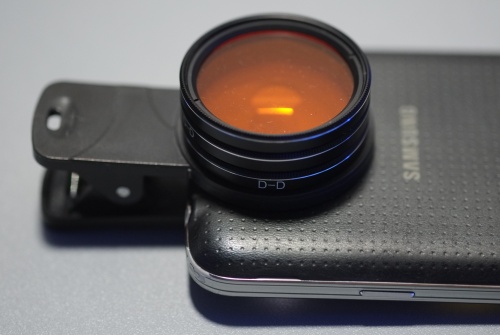 Coral Colour LensAuf Samsung S5